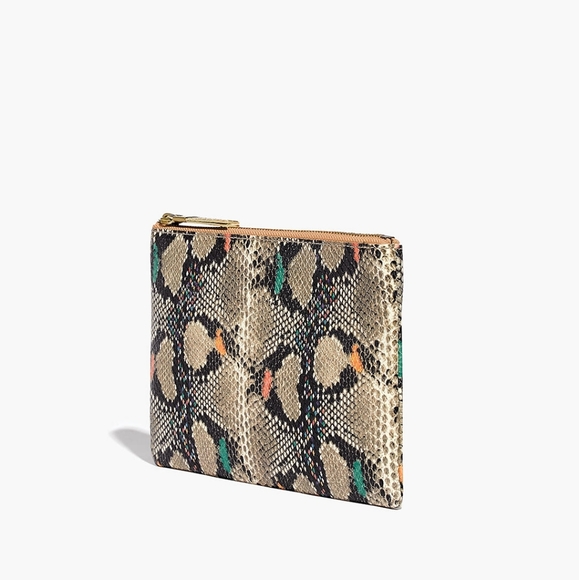 Madewell Medium Leather Pouch Clutch